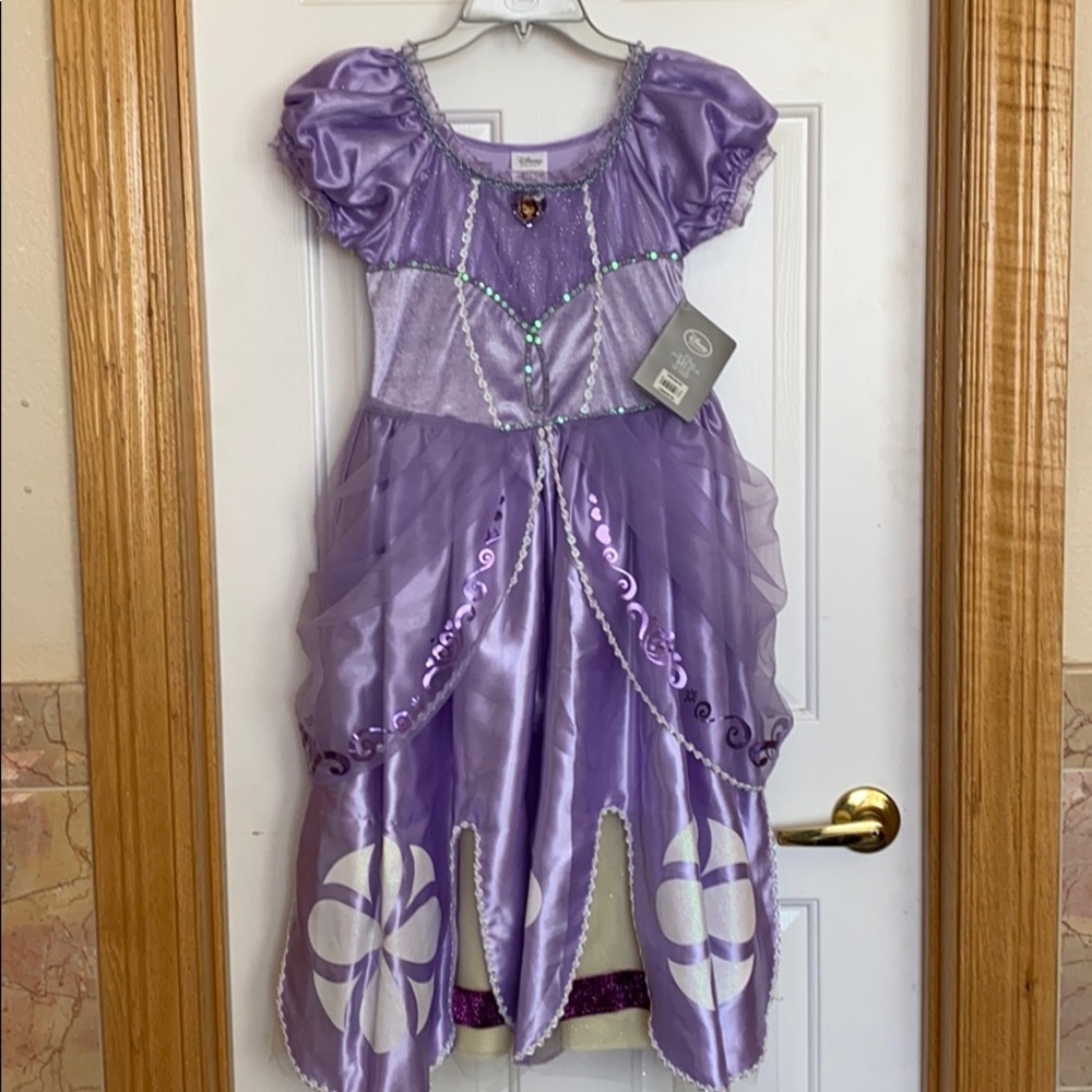 Disney store Sophia princess dress costume new